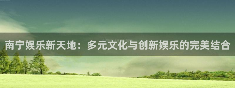 mg不朽情缘4登录：南宁娱乐新天地：多元文化与创新娱乐的完美结合